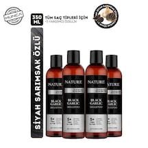 Huncalife Nature Siyah Sarımsaklı Şampuan 4 Adet X 350 Ml