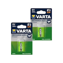 Varta Ready 2 Use 9v 200 Mah Şarj Edilebilir Pil 2 Adet