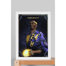 Kobe Bryant Roma İmparatoru Çerçeveli Tablo - Basketbol Nba Posteri Tablo
