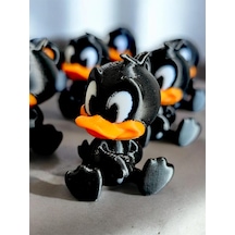 Bebek Duffy Duck Tasarımlı Sevimli Anahtarlık Ve Çanta Aksesuarı 2 Adet