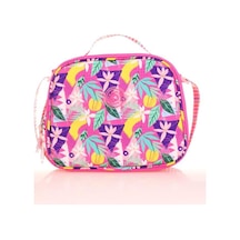 Kaukko Double Stripe Beslenme Çantası Pink K9037