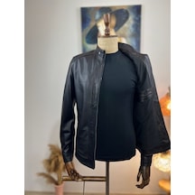 Always Leather Usta İşi Özel Dikim %100 Hakiki Deri 1803340020 Siyah