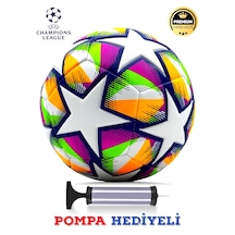 Futbol Topu Pro Şampiyonlar Ligi + Pompa Bsf61 Çok Renkli