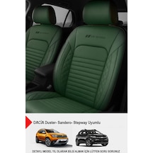 İstanbul Serisi Deri Oto Koltuk Kılıfı Dacia Sandero-stepway-duster Uyumlu