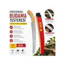 12 İnç 300 Mm Profesyonel Budama Testeresi Keskin Diş Yapılı El Testeresi