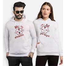 Tshirthane Bir Elmanın Iki Yarı Sevgili Kombinleri Kapüşonlu Kom