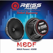 Reiss Audio Rs-m8df-450w Max-200w Rms-kaliteli-profesyonel 20 Cm Midrange Hoparlör