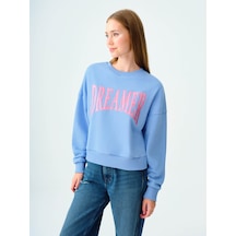 Loft Kadın Sweatshirt Mavi Lf2035722 25kp69000173 P6944