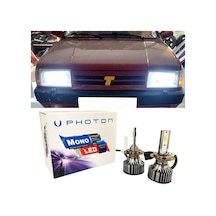Tofaş Kartal Led Xenon Uzun + Kısa Farı Ampulü H4 Mono Yeni Seri Beyaz