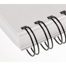 Office Force 5/16'' Siyah 3:1'' İnç A4 34 Loop Kutu Tel Spiral 100'lü