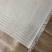 Hoom Rugs Vega S5511a Krem Bej Hav Toz Vermez Hasır Dokuma Modern Makina Halısı Krem