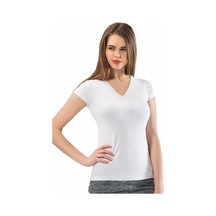 Anıt Bayan Pamuklu V Yaka Kısakol Atlet Body 2840