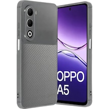 Oppo A5 4g Auto Focus Karbon Kapak - Gri