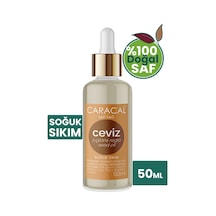 Caracal Ceviz Yağı 50ml %100 Saf Ve Doğal Soğuk Sıkım Doğal Ve Katkısız Cold Press Juglans Regia Seed Oil 50 ML
