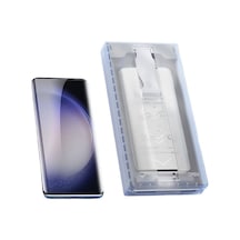 More Tr Samsung Uyumlu Galaxy S25 Ultra Zore Kolay Uygulama Aparatlı Easy Body Ekran Koruyucu - Şeffaf