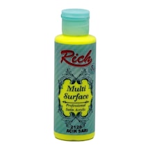 Rich Multi Surface Her Yüzey İçin Akrilik Boya 120 Cc. 2128 Açık Sarı Renk