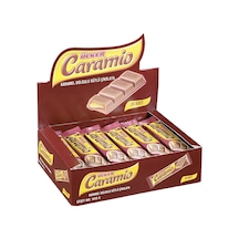 Ülker Caramio Karamelli Çikolata 24x35g Pratik Paket 3'li Ekonomik Paket - 3 Adet Tarı