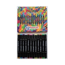 12 6 Li Marker Profosyonel Boya Kalemi 2163