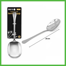 Vaveni Krom 25 Cm Metal Servis Kaşık Arz