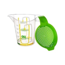 Kızartma Yağı Süzgeci - Sıvı Yağ Süzgeci 500ml Çok Renkli
