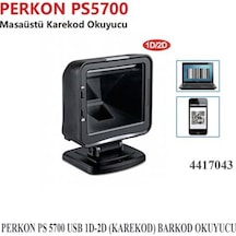Perkon Ps5700 Usb 1D-2D (Karekod) Masa Tipi Barkod Okuyucu