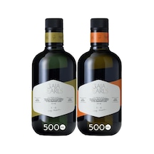 İkili Gurme Set 500 Ml X2 Ab Coğrafi İşaretli Milas Memecik Erken Hasat Soğuk Sıkım Zeytinyağı