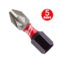 Milwaukee Bits Yıldız Uç Vidalama Matkap Ucu Pz2 X 25mm -5 Adet
