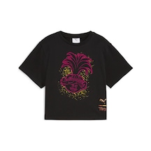 Puma X Trolls Graphic Çocuk T-shirt 624854 01 Siyah