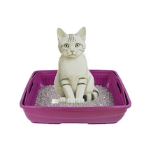 Açık Süzeçli Elekli Kedi Tuvaleti 37 x 49 x 17 CM