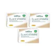 Aksu Vital Shiffa Home D3 Ve K Vitamini 1300Mg 30 Kapsül 3 Adet