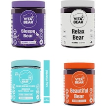 Vita Bear Sleepy Bear 60 Gummy + Strong Hair 60 Gummy + Beautiful Bear 60 Gummy + Relax Bear 60 Gummy