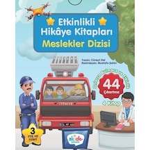 Etkinlikli Hikaye Kitapları Seti - Meslekler Dizisi - 4 Kitap Takım - Cüneyt Dal - Akide Şekeri Yayınları