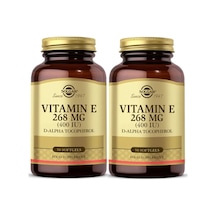 Solgar Vitamin E 400 IU Gıda Takviyesi 2 x 50 Kapsül