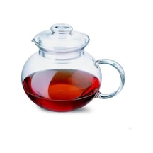 Cam Demlik, Borosilikat Cam, Şeffaf, 1000 Ml, Isıya Dayanıklı, Ergonomik Kulplu, Kapaklı Tasarım 1