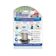 Ultra Devrim Niteliğinde Küvet Gider Koruması, Saç Süzgeci/trampet Gider Süzgeci, Paslanmaz Çelik Siyah