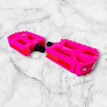 Pedal Mx-p620 Bmx Reflektörlü Bisiklet Pedalı Pembe Plastik Dış Yüzey Pedal Çocuk Bisiklet Pedal