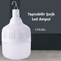 Cata 30w Şarjlı Taşınabilir Led Torch Ampul -beyaz 6500k-ct-4279b