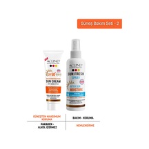 Aclind Leke Karşıtı Spf 50+ Güneş Kremi 50 Ml + Sun Fresh Güneş Sonrası Ferahlatıcı Sprey 100 Ml Set