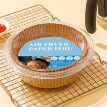 100 Adet Hava Fritöz Pişirme Kağıdı Gıda Yağı Emici Kağıt