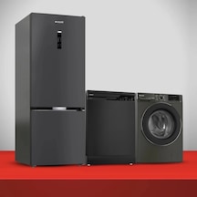 Arçelik 270475 EA + A 710 SI + 10140 MP OG Modern Siyah Çeyiz Paketi