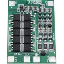 Komponentci 3S 40A Bms 12.6V 18650 Lityum Pil Şarj Koruma Modülü