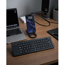 Katlanabilir Bluetooth Klavye Usb-c Şarjlı Uczzkb07-3