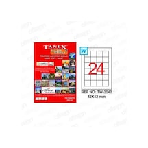 Tanex Tw-2042. 42X42 MM Laser Etiket