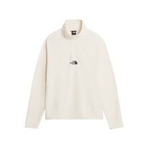 The North Face M Glacıer 1/4 Zıp - Embroıdered Logo Erkek Sweatshirt Nf0a8hrwqlı1 Beyaz