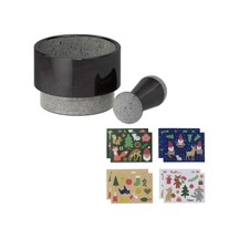 Ikea 1 Adelsten Moerser Ve Pas Tutmaz, Mermer Siyah, Siyah, Standart