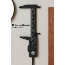 Zenvac Lorenzo Vivaldi Serisi Mini Hassas Kumpas 8 Cm Ölçüm Kompakt Cep Boy Cetvel 722906 Zenvac29
