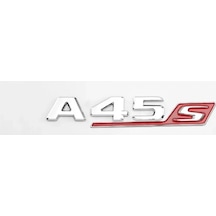 Benz A45s Krom Kırmızı Black Bagaj Yazısı 3m 3d Abs