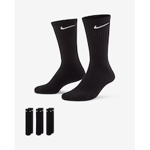 Nike Sx7664-010 Everyday Cushioned Crew Antrenman Çorapları 3 Çift Beyaz