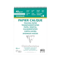 Clairefontaine Tracing Paper Spiralli 30 Yaprak 45G 29.7X42 Cm
