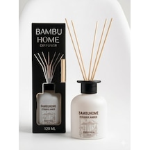 Oda Kokusu Istanbul Amber Oda Ofis Ortam Kokusu Difüzör 120 Ml Reed Dıffuser Abundance Prosperity
